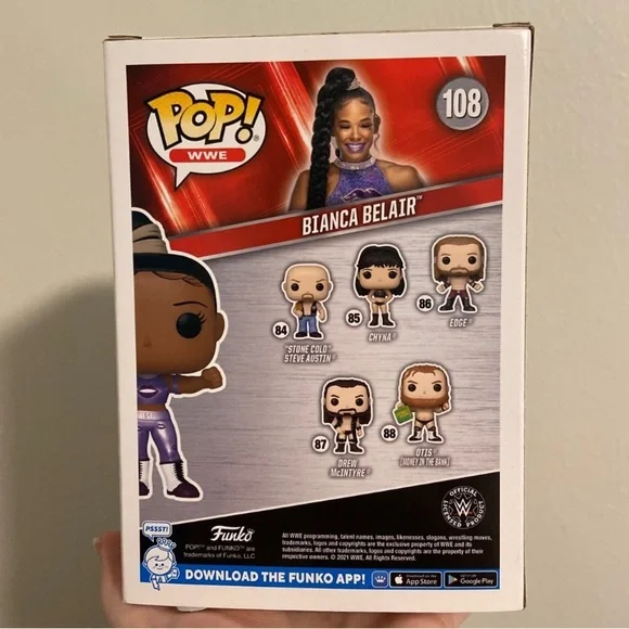 WWE Bianca Belair Pop! Funko in Box - Picture 3 of 4